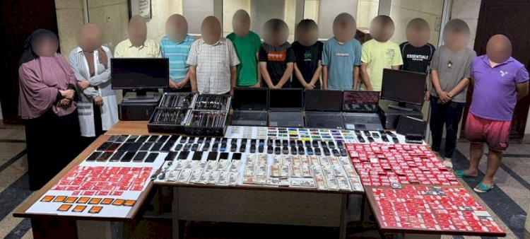 القبض علي أخطر تشكيل عصابى للنصب على المواطنين عبر شبكة الانترنت