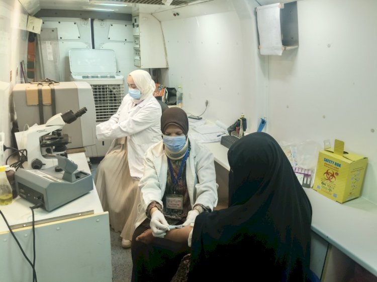 صحة المنيا: تقديم 1214 خدمة طبية مجانية خلال قافلة بقرية قصر هور بملوي