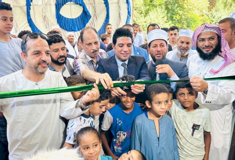 نائب محافظ سوهاج يفتتح محطة تنقية مياه لخدمة 50 ألف نسمة بقرية تونس