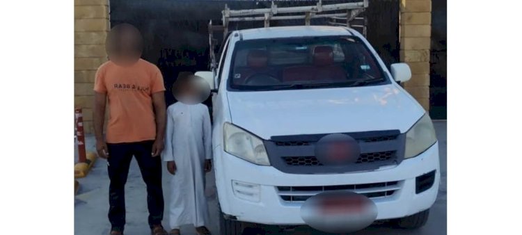 نكشف فيديو  قيام طفل بقيادة سيارة نقل بالبحيرة