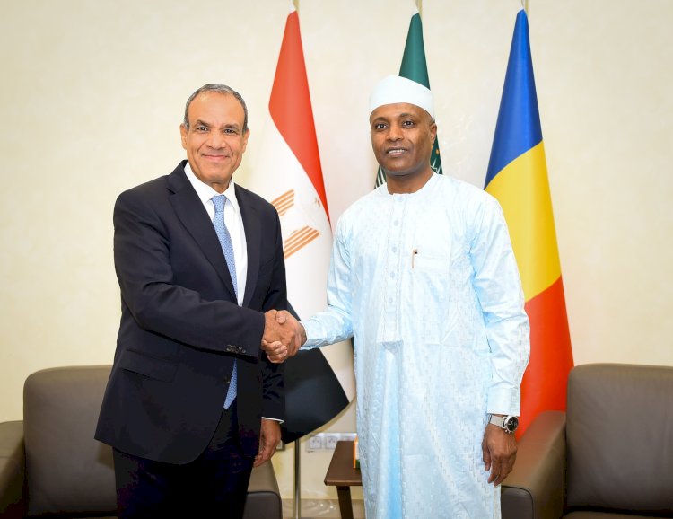 وزير الخارجية يلتقي نظيره التشادي