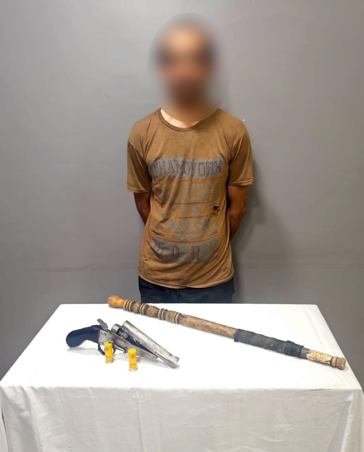 ضبط المتهم بممارسة أعمال البلطجة بالقليوبية