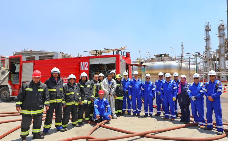 البطل يزور المنطقة الجغرافية البترولية بطنطا