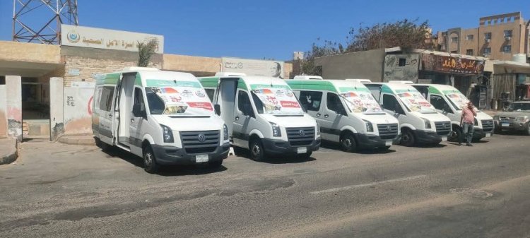 الكشف الطبي على المرضى غير القادرين بمستشفيات جامعة المنيا