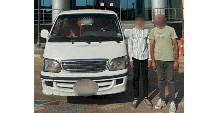 ضبط طفل لقيادته سيارة ميكروباص بالجيزة