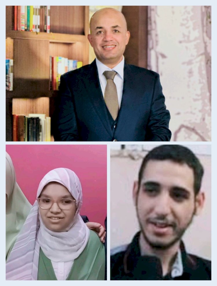 إسماعيل موسى أمين الشؤون الرياضية بالشعب الجمهوري يكرم أوائل  الثانوية العامة