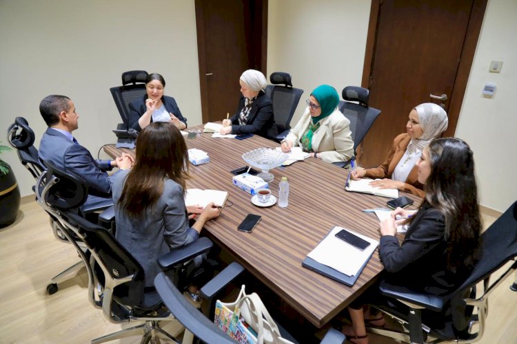 صاروفيم تبحث مع سفير مصر باليابان تعزيز التعاون فى ملف تنمية الطفولة المبكرة