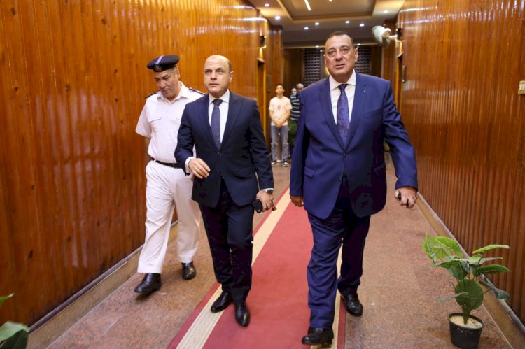 محافظ كفرالشيخ يهنئ اللواء إيهاب عطية بتجديد الثقة مساعداً للوزير مديرًا للأمن