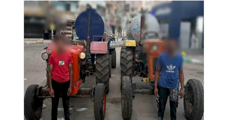 حقيقة فيديو قيام قائدى جرارين  بتفريغ مياه الصرف الصحى بإحدى الترع بالشرقية