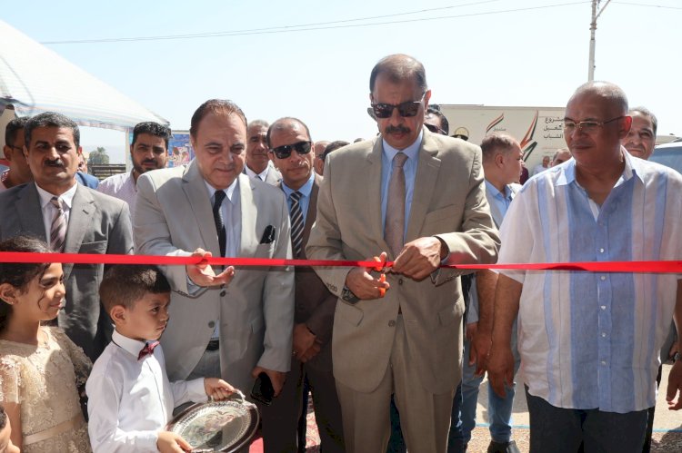 محافظ سوهاج يفتتح سوق اليوم الواحد بالمراغة