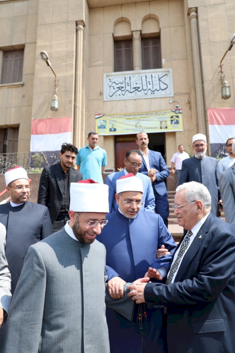 وزير الأوقاف يزور كليات جامعة الأزهر بالقاهرة  في معية رئيس جامعة الأزهر الشريف