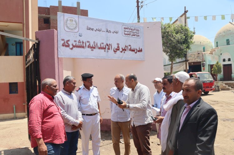 سكرتير مساعد بني سويف يواصل متابعاته الميدانية استعدادا لانتخابات مجلس الشيوخ