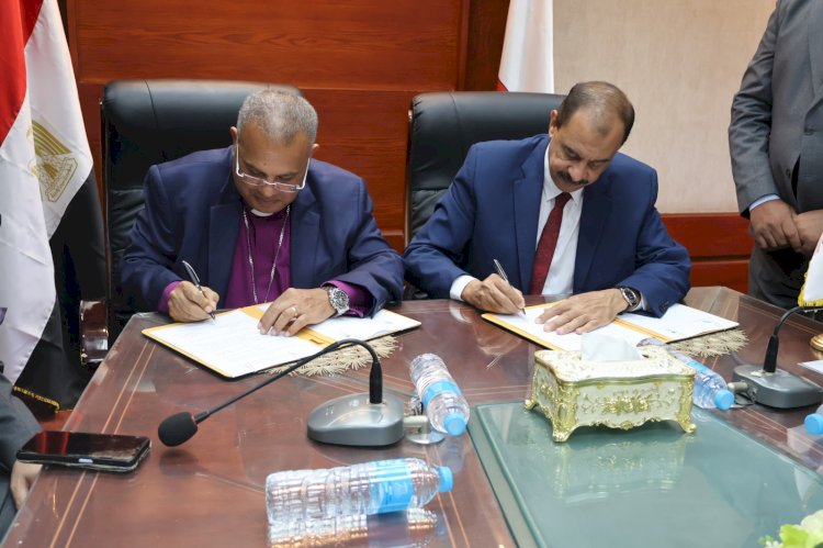 سراج يوقع بروتوكول مع الهيئة القبطية الإنجيلية لدعم وتمكين الأشخاص ذوي الإعاقة