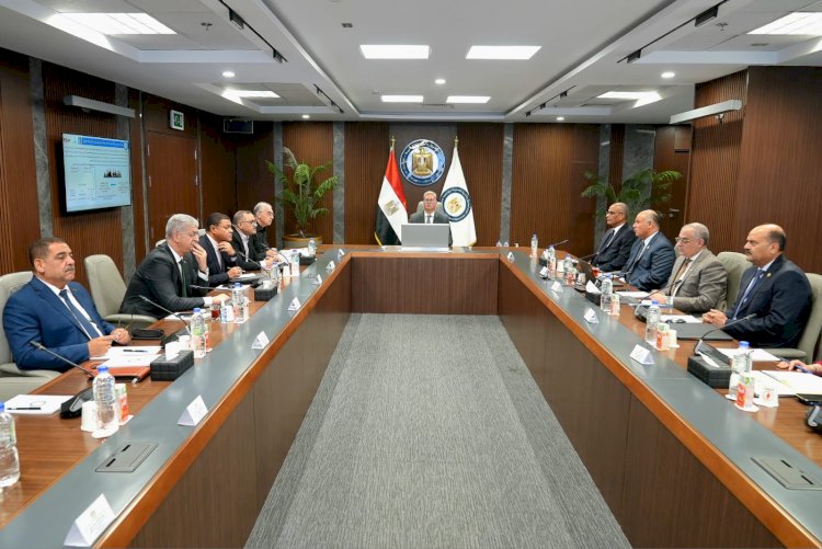 بدوي يتابع مشروع مجمع شركة البحر الأحمر الوطنية للبتروكيماويات بالسويس