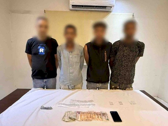 نكشف فيديو ظهور 3 أشخاص تبدو عليهم آثار تعاطى المواد المخدرة بالقليوبية