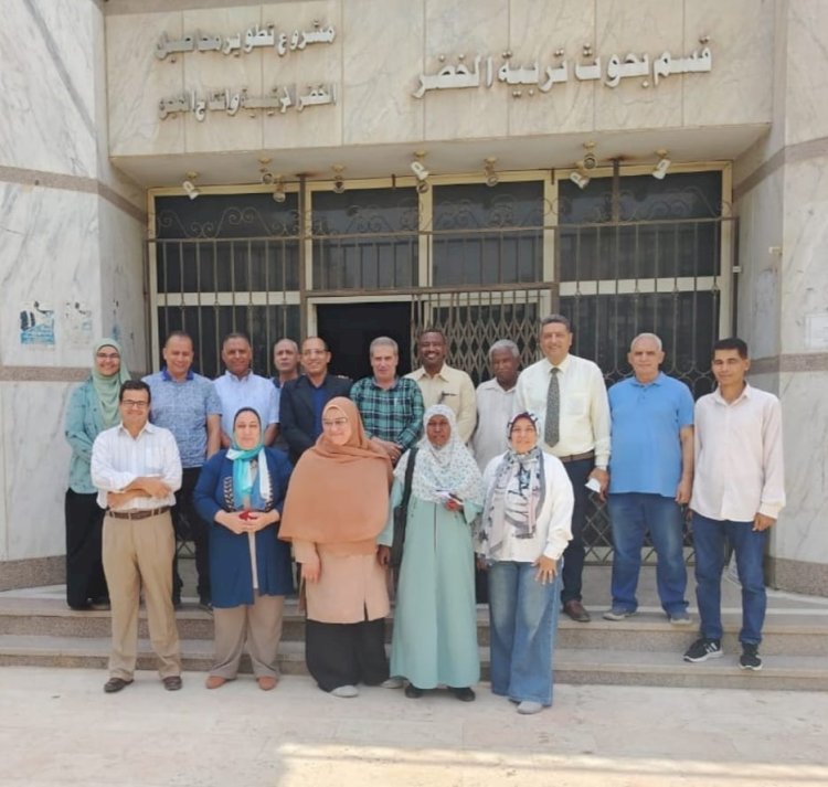 تعاون بين  البحوث الزراعية  و البستانية المصري والسوداني