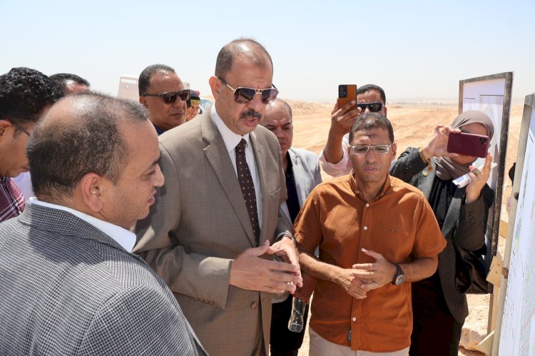 محافظ سوهاج يتفقد المنطقة الصناعية بمدينة سوهاج الجديدة