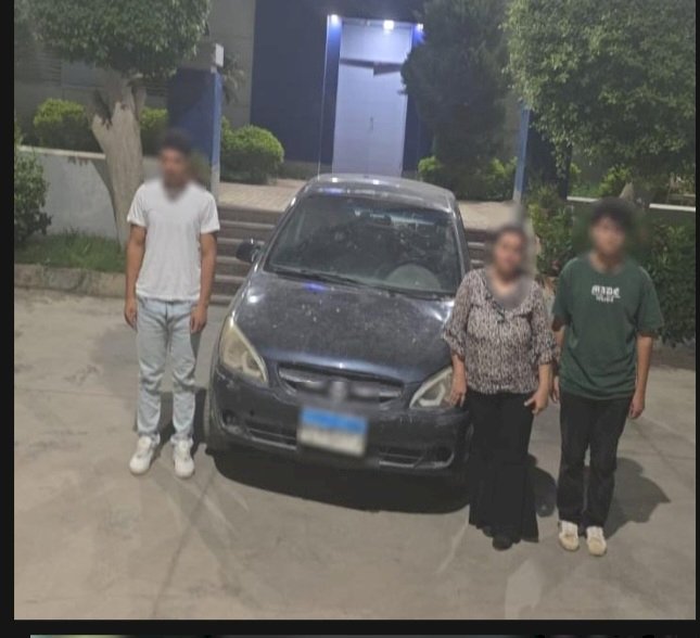 حقيقة فيديو قيام قائد سيارة بالإصطدام بشخصين يستقلان دراجة نارية ببنى سويف