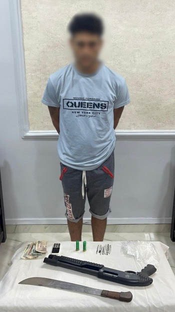 ضبط المتهم بالتلويح بالاسلحة بكفرالشيخ