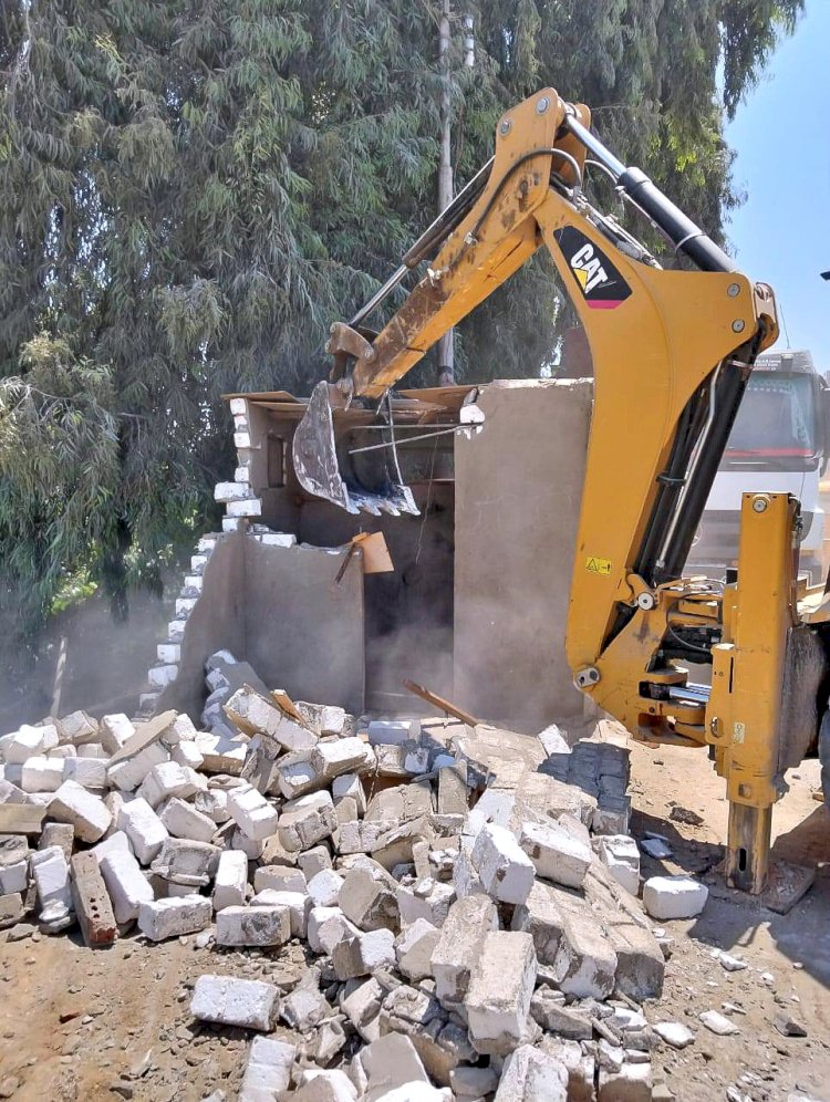 إزالة 1402 حالة تعدي على أملاك الدولة والأراضي الزراعية بسوهاج