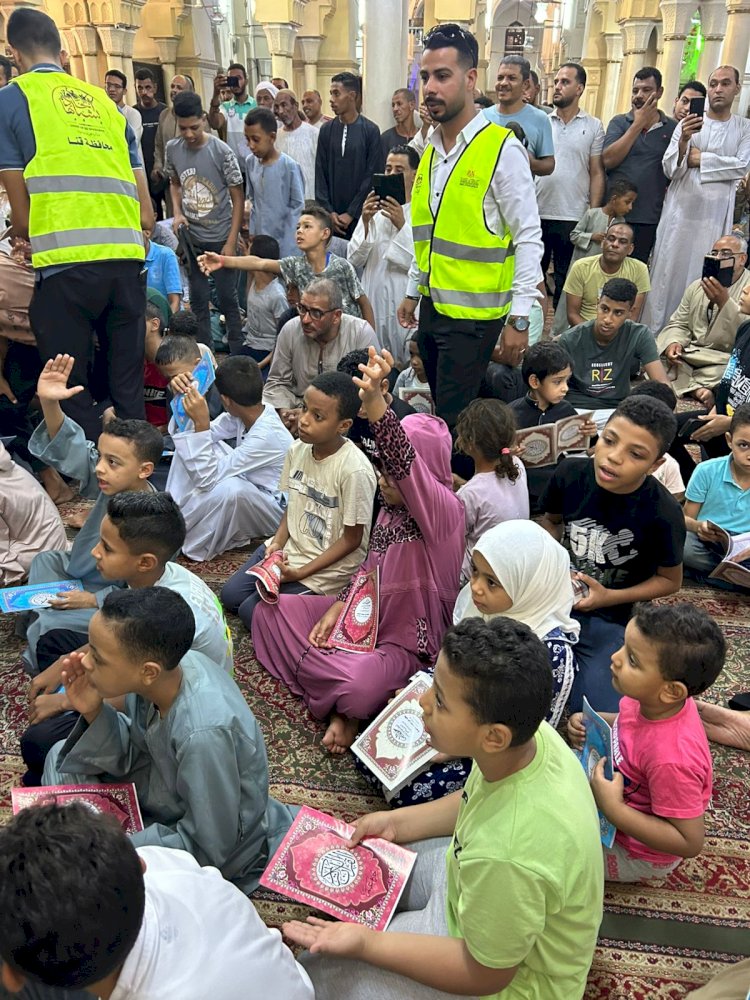 اتحاد "بشبابها" ينظم فعالية "مساجدنا حياة" بمسجد سيدي عبدالرحيم القنائي في قنا