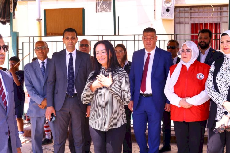 وزيرة التضامن تزور مجمع حياة بالجيزة وتتفقد الخدمات المقدمة للأبناء