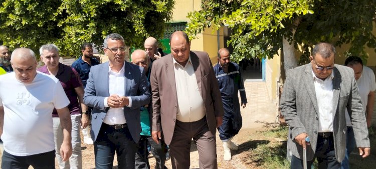 وزير الزراعة اللبناني يتفقد المشروعات التنموية بالنوبارية والإسكندرية