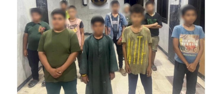 ضبط ١٨ متهم لاستغلالهم الاحداث في التسول بالجيزة