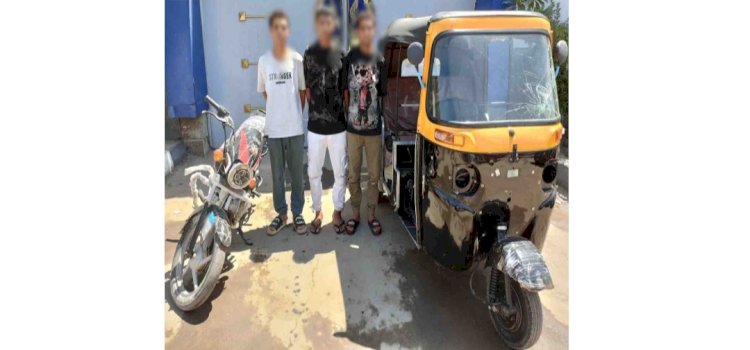 ضبط المتهمين بسرقة"توك توك" بالجيزة