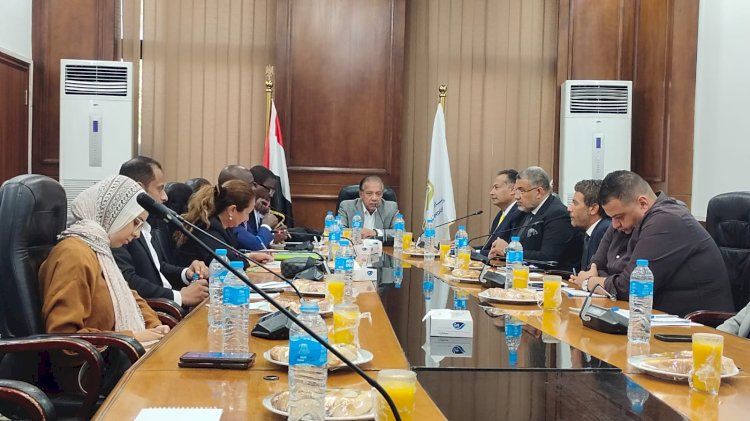 شريف الجبلي يستقبل ممثل مجلس القطن والكاجو والشيا الإيفواري