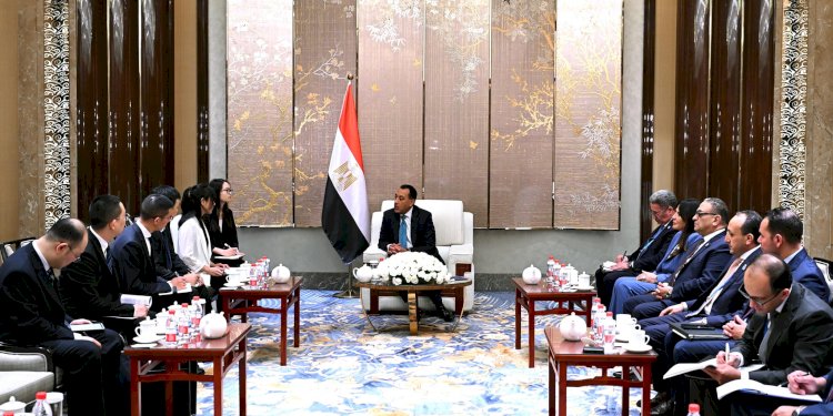 رئيس الوزراء يلتقي رئيسة شركة جيانغسو فينغهاي المحدودة لتطوير تحلية مياه البحر والطاقة الجديدة