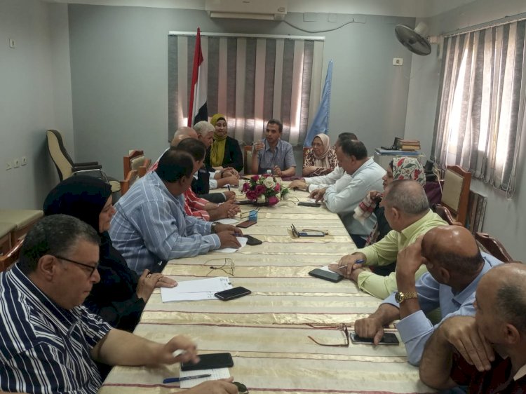 وكيل تعليم كفر الشيخ يجتمع مع مديري ووكلاء الإدارات  استعدادا للعام الدراسي