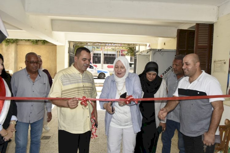 وكيل وزارة التربية والتعليم ببني سويف تفتتح معرض أهلا مدرستي