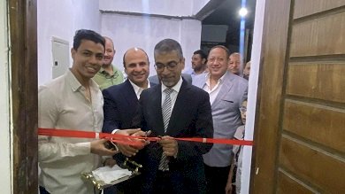 أمين عام حزب الجبهة الوطنية في المنيا يفتتح مقر أمانة مركز سمالوط