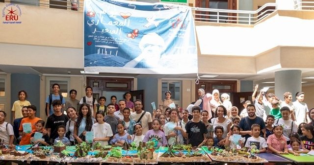هندسة الجامعة المصرية الروسية تنظم أول ورشة لـ"يوم المعمارى الصغير"