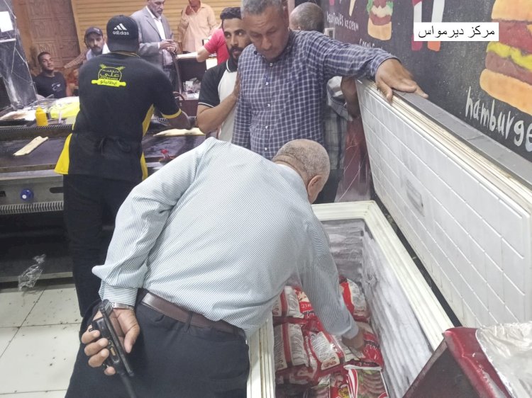 تموين المنيا : تحرير 54 محضراً تموينياً بديرمواس ومطاي وبني مزار