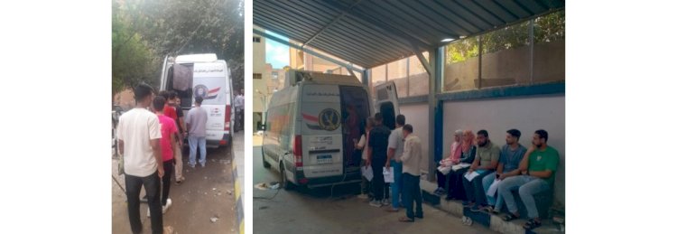 إيفاد القوافل المجهزة بالمحافظات لحصول المواطنين على الخدمات الشرطية