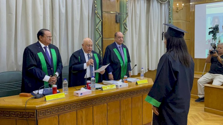 جامعة جنوب الوادي تشارك الأكاديمية العسكرية في الإشراف ومناقشة رسالة ماجستير