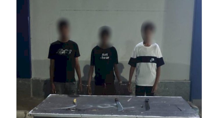 ضبط 3 متهمين  لاستعراضهم  بالاسلحة بالإسماعيلية