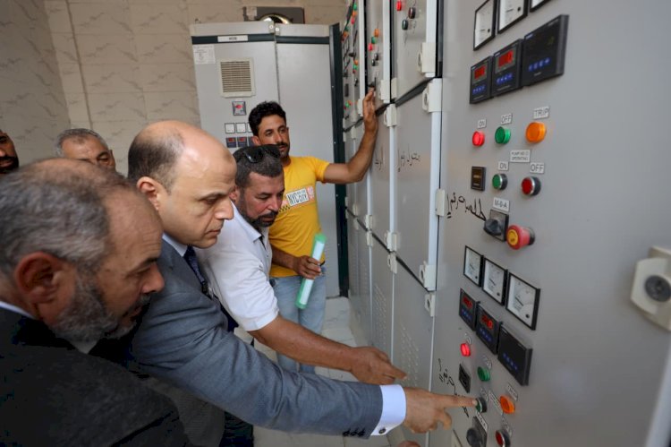 محافظ كفرالشيخ يفتتح محطة رفع الصرف الصحي بالشيخ مبارك