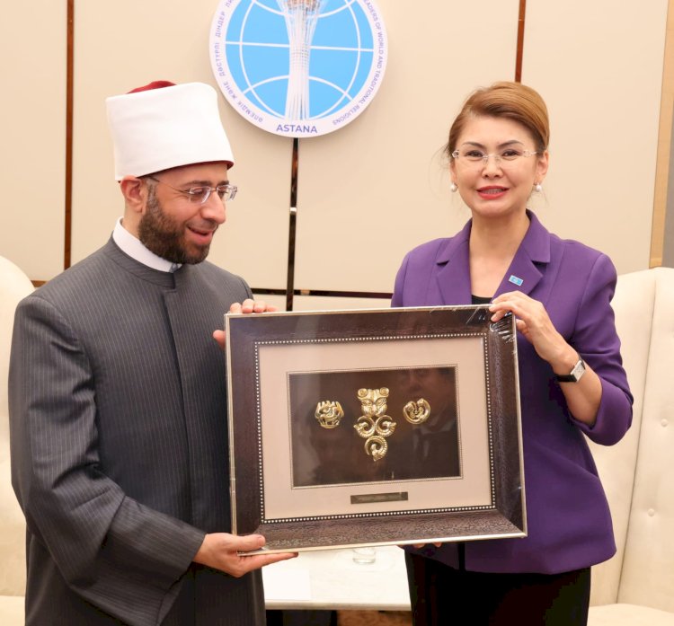 وزيرة الثقافة الكازاخية تستقبل وزير الأوقاف