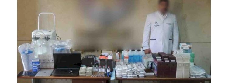 القبض علي المتهم بإنتحال صفة طبيب بالجيزة