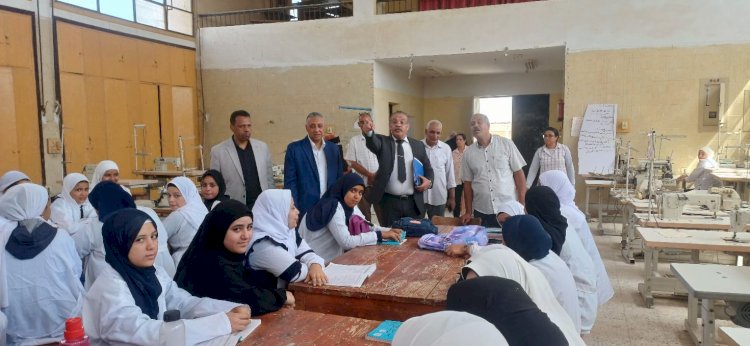 جولة ميدانية لقيادات التعليم لمتابعة انضباط الدراسة بأبوتشت