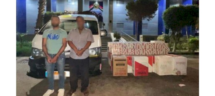 ضبط 43 ألف عبوة سجائر مجهولة المصدر