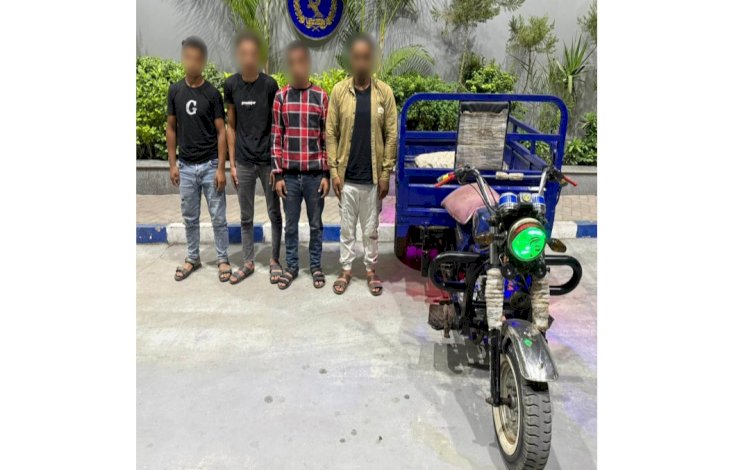 ضبط سائق "تروسيكل" لقيامه بآداء حركات إستعراضية بالشرقية