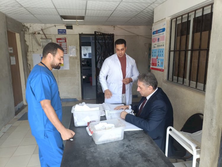 جولة مفاجئة لمتابعة الانضباط وجودة الخدمات الطبية بمستشفى حميات كفر الشيخ