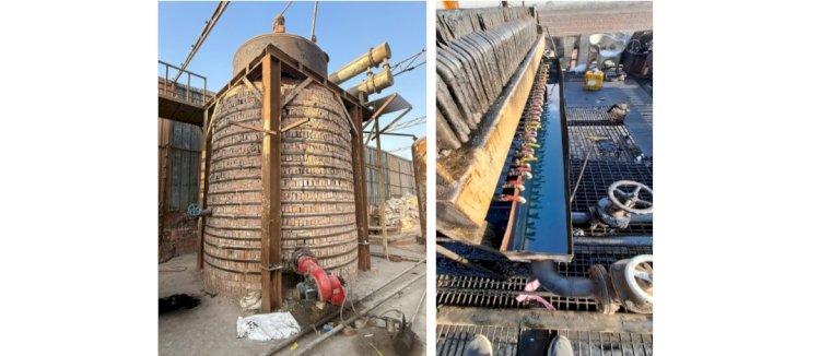 ضبط مصنع لإعادة تدوير زيوت محركات السيارات المستعملة بالجيزة