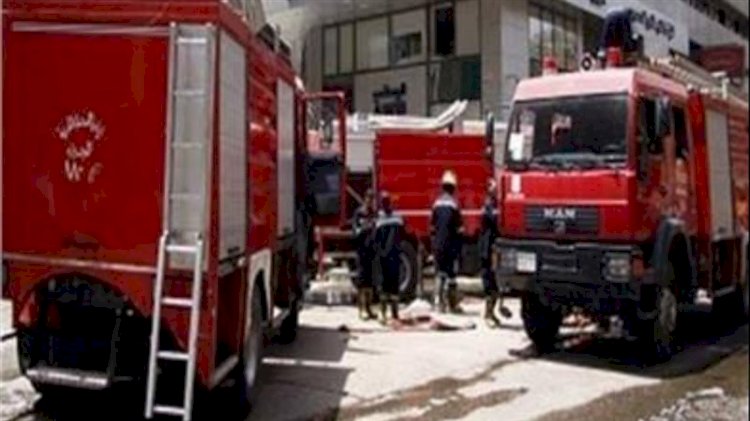 حريق محدود بأتوبيس على الطريق الصحراوي الشرقي بالمنيا