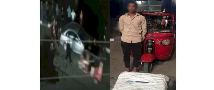 نكشف فيديو اصطدام  سائق"توك توك" بفتاة بالغربية