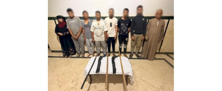 القبض علي طرفي مشاجرة الاسلحة النارية بسوهاج